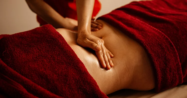 Подарочный сертификат на Новый год клиентам на масляный массаж